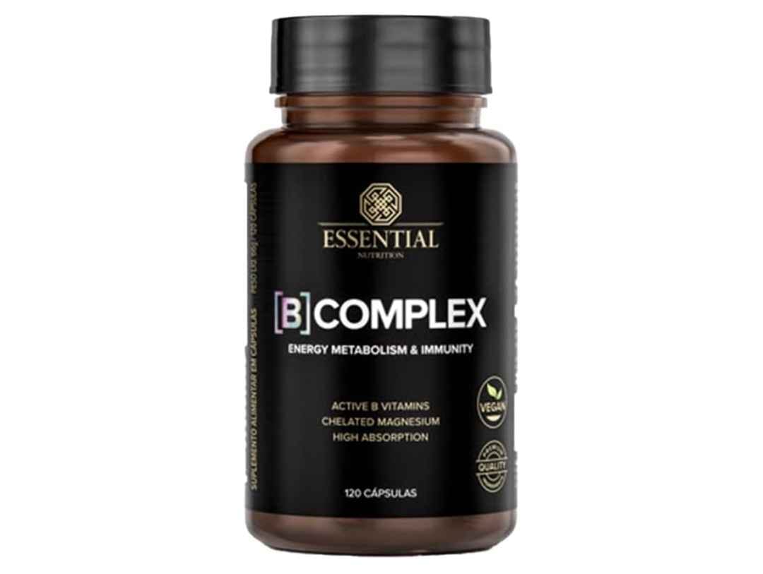 B Complex 120 Cápsulas Essential Nutrition Original Vitaminas do Complexo B