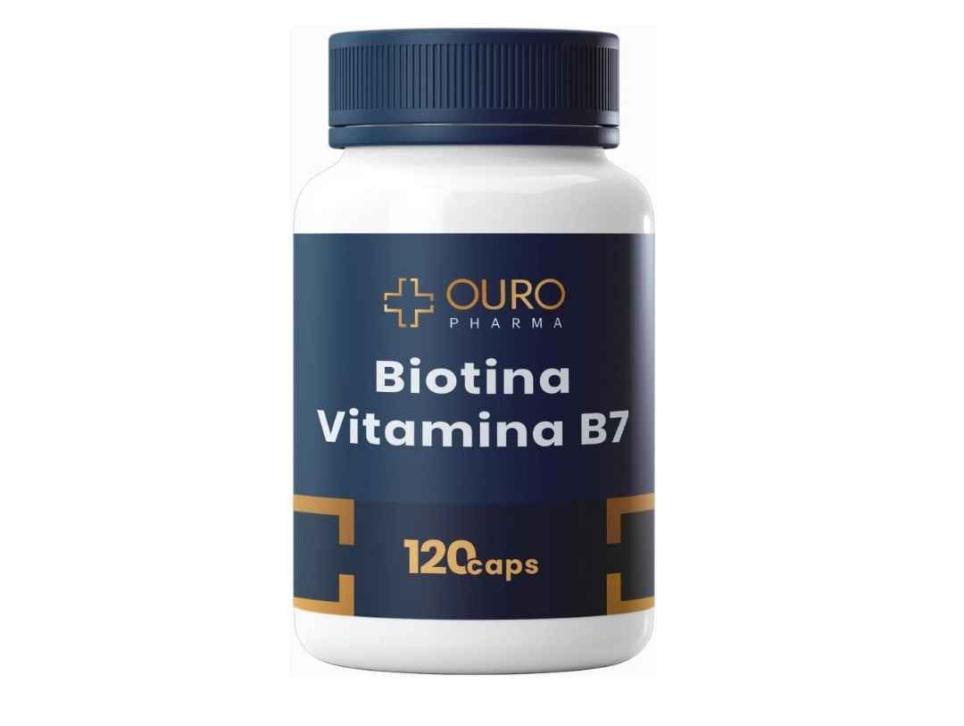 Biotina Vitamina B7 10mg 120 cápsulas