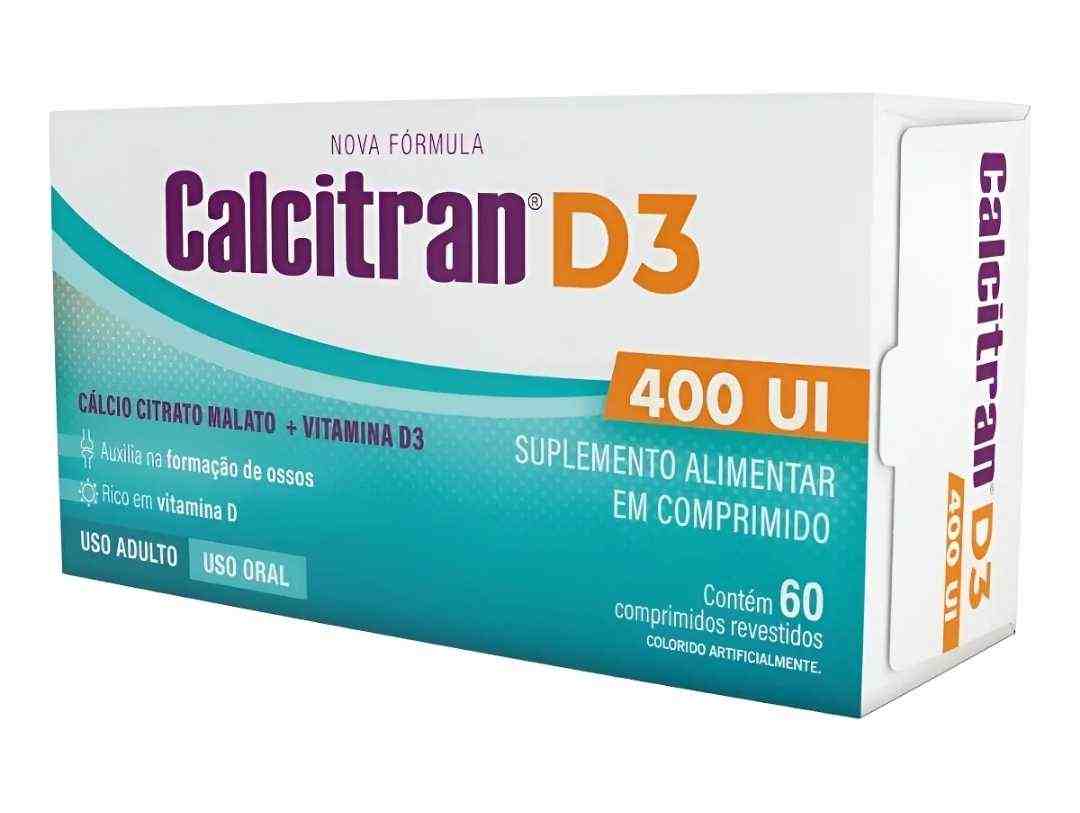 Calcitran D3 400ui C60 Comprimidos Sabor Without flavor 11zon
