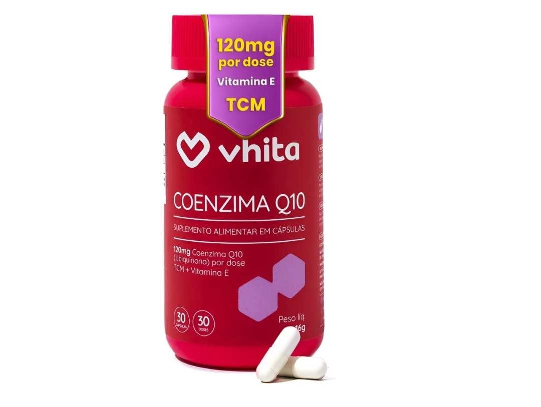 Coenzima Q10 120mg Vhita Com TCM 30 cápsulas