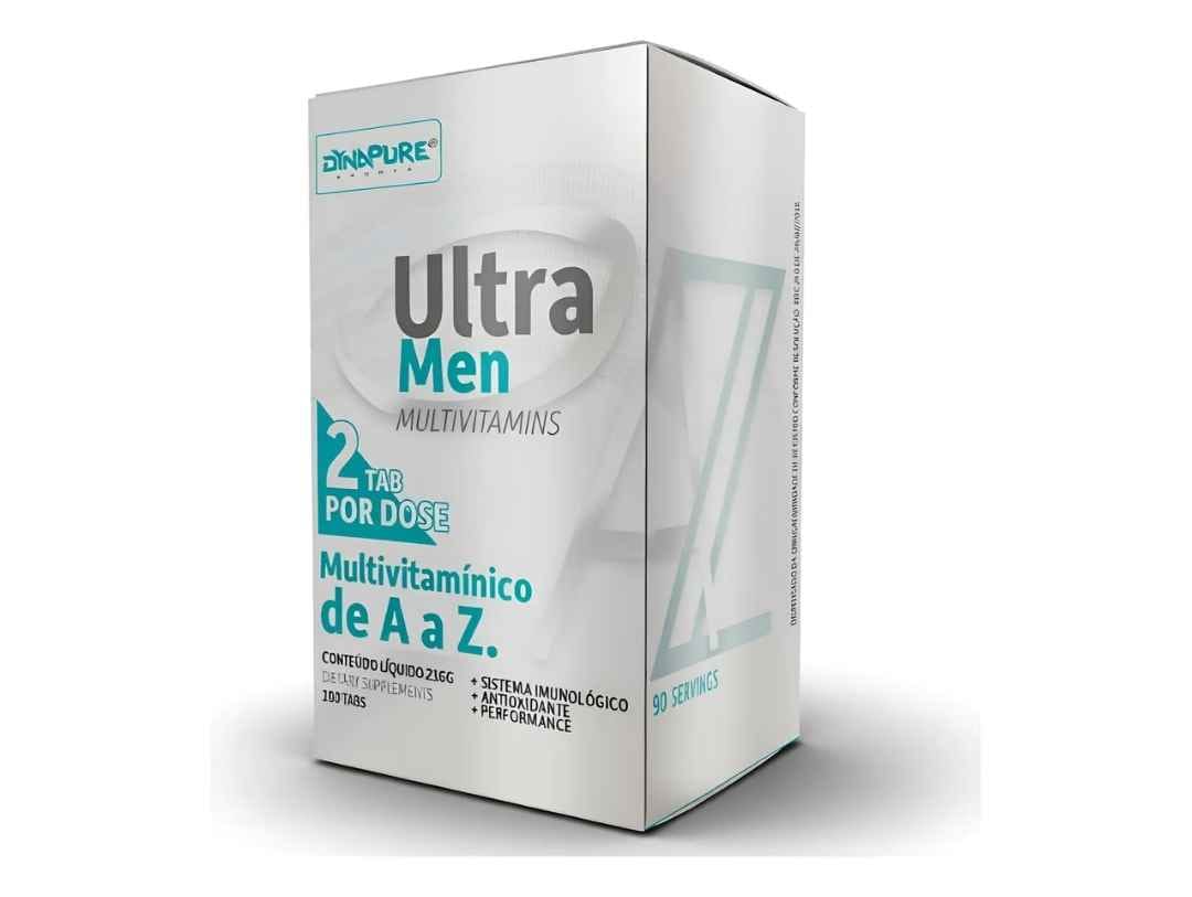 Multivitamínico Ultra Men 180tab O Melhor! 3 Meses Dynapure