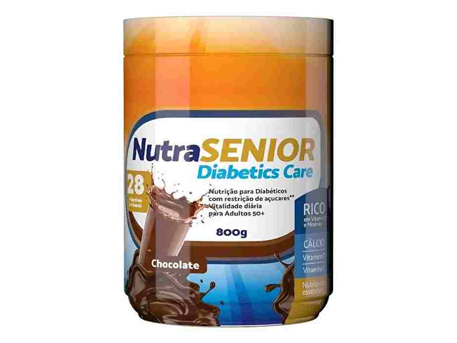 Nutra Senior 50+ Diabetics Care Complemento Alimentar 800g Sabor Chocolate 11zon