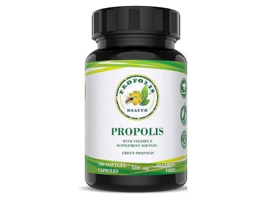 Própolis verde em cápsulas com vitamina E Concentração 25% em 1000mg por dia (200 cápsulas) 100 dias de suplemento