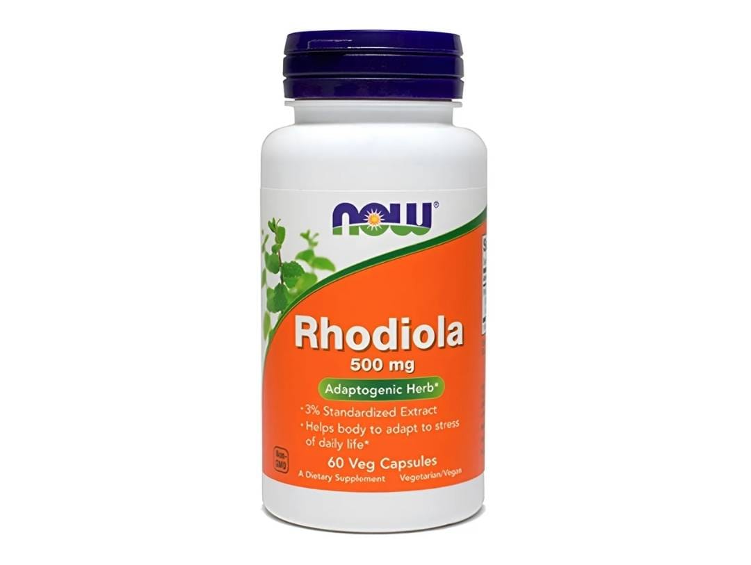 Qual a melhor vitamina para cansaço físico e mental: 7 melhores 7 Rhodiola Rosea 500mg Now Foods 60 Caps Sabor Sem Sabor
