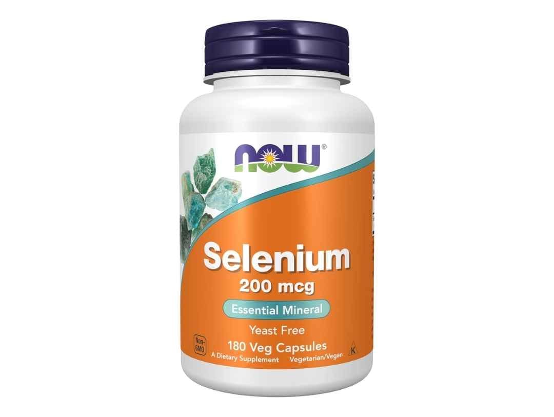 Selênio Selenium 200mcg (180 Veg Caps) Now Foods