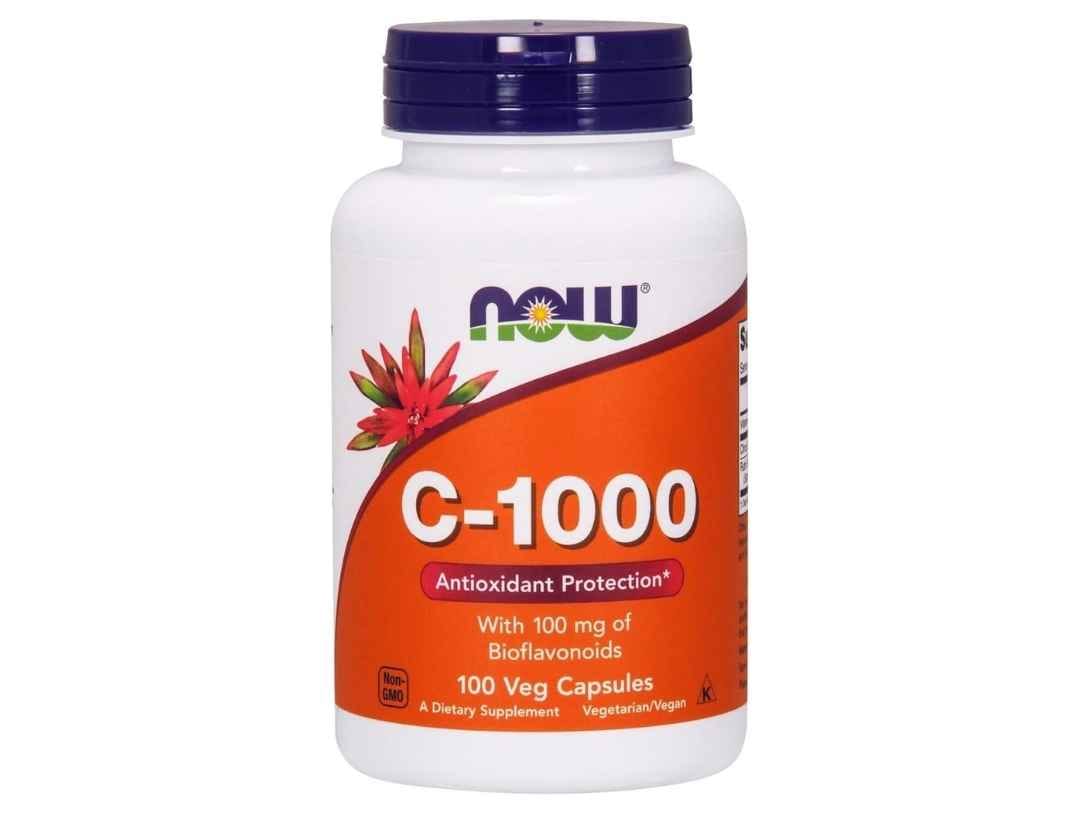 Vitamin C 1000, Vitamina C 1000mg, 100 Tabletes, Now Foods